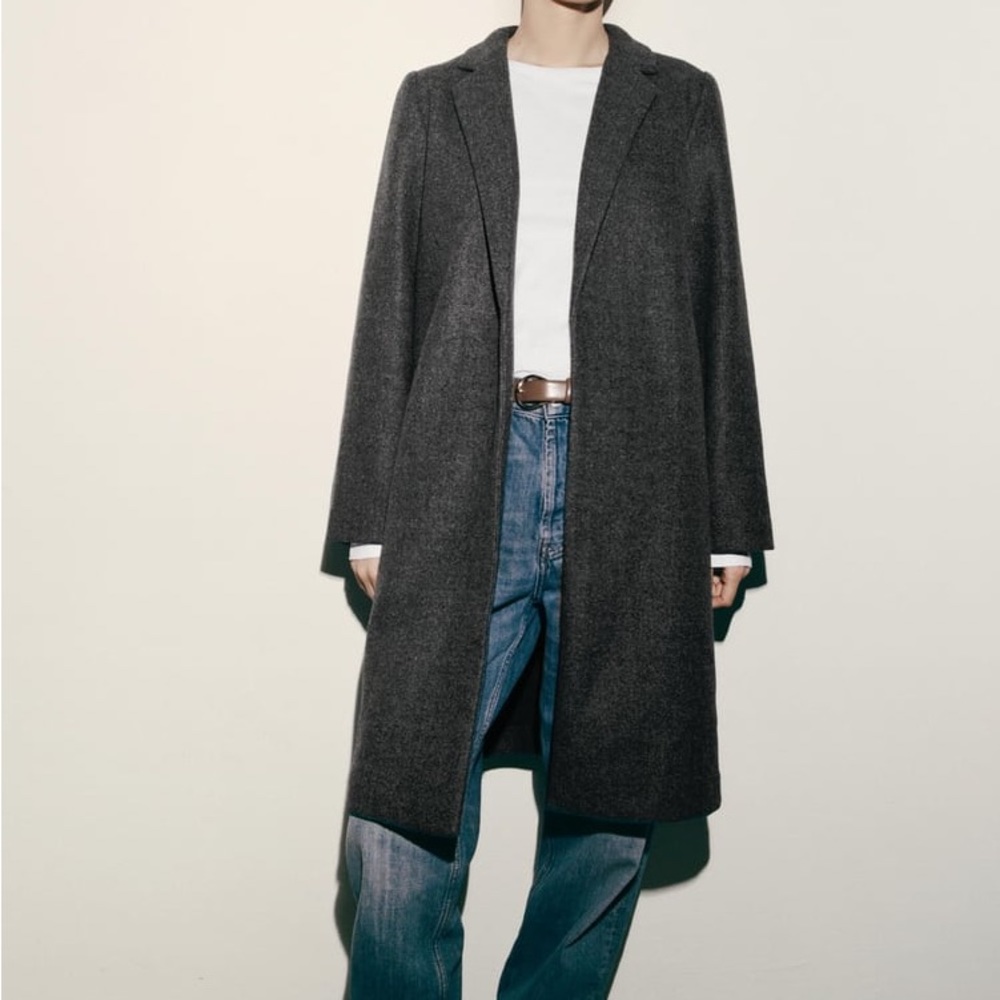 NWT Zara grey cardigan/coat